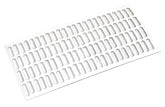 COVER GUTTER LEAF VNYL WHT 5FT